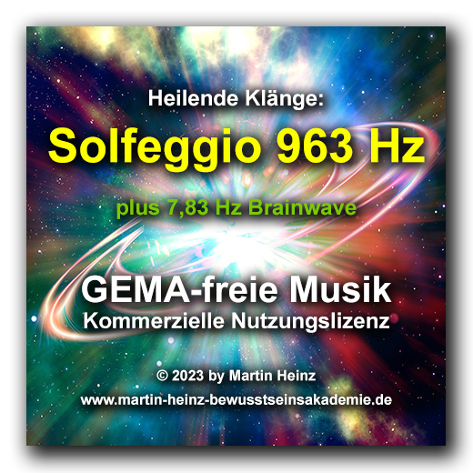 Solfeggio-Frequenz 963 Hz Meditationsmusik Nutzungslizenz